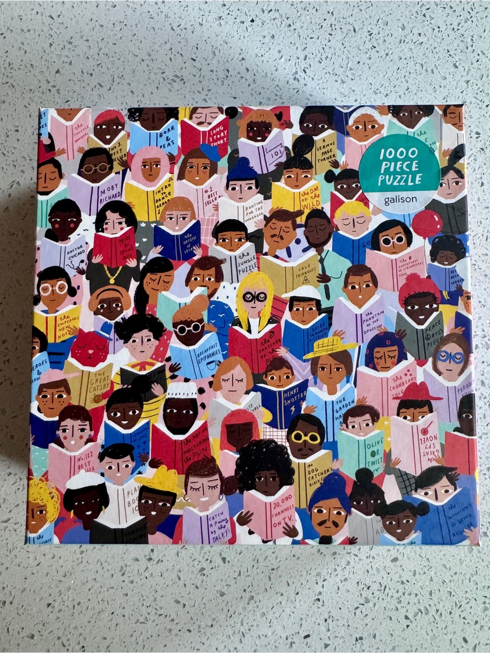 🧩Galison Book Club 1000 Piece Puzzle
